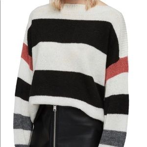 All Saints Suwa Striped Sweater